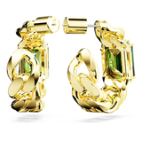 Swarovski Millenia Hoop Octagon Green Earrings*
