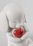 Lladro 2025 NEW Baby Buddy - Caring Puppy