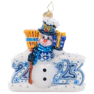 Christopher Radko 2023 NEW Dated Coolest Year Yet Ornament