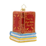 Christopher Radko 2025 NEW Santa's Nook Book Ornament