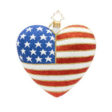 Christopher Radko 2026 NEW Heart of Independence 250 Years Ornament BACK ORDERED
