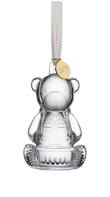 Waterford Crystal 2023 NEW Baby's First Bear Ornament