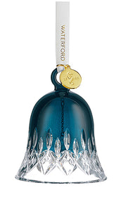 Waterford Crystal 2023 NEW Blue Fjord Lismore Bell Ornament