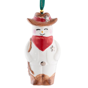 Belleek Pottery NEW 2025 Annual Snowman Wild West Cowboy