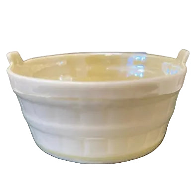Belleek Pottery Bowl Bushel Basket 2.5"