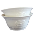 Belleek Pottery Claddagh Bowl Set of 2