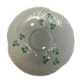 Belleek Pottery Shamrock Harp Tea Saucer