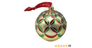 Waterford Holiday Heirlooms Holiday Wedge Ball