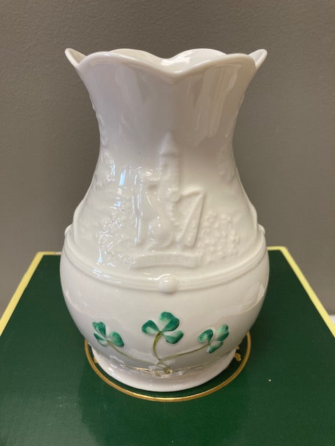 Belleek Pottery Vase Logo 6.25