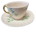 Belleek Pottery Tea Cup & Saucer