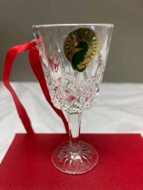Waterford Crystal Lismore Goblet Ornament 08