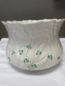 Belleek Pottery Bowl Daisy Planter