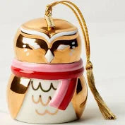 Kate Spade 2024 NEW Golden Owl Ornament