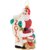 Christopher Radko 2023 NEW Dated Holly Jolly New Year Ornament