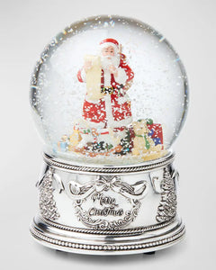 Reed & Barton 2024 NEW Winter Traditions Santa Snow Globe