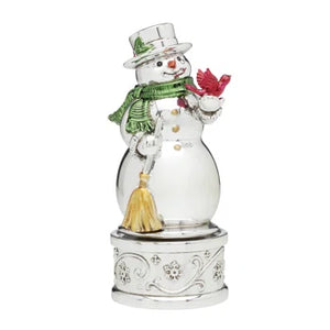 Reed & Barton 2024 NEW Winter Vintage Christmas Snowman Musical