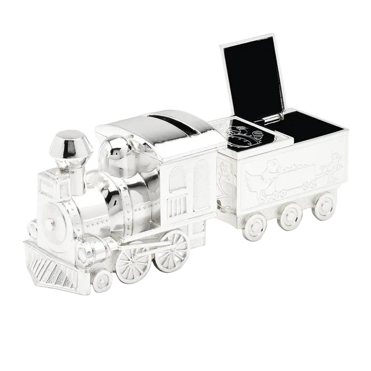 Reed & Barton 2026 NEW Train with Box Car Coin Bank