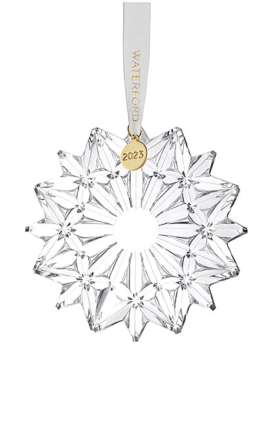 Waterford Crystal 2023 NEW Snowcrystal Ornament