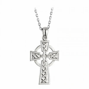 Solvar Silver Celtic Cross Pendant