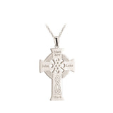 Solvar Four Apostles Celtic Cross Pendant Back Side