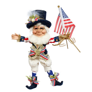 Mark Roberts 2025 NEW Star Spangled Banner Elf Small 12"