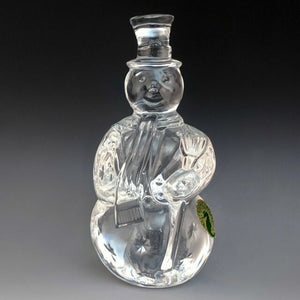 Waterford Crystal Snowman Sculpture