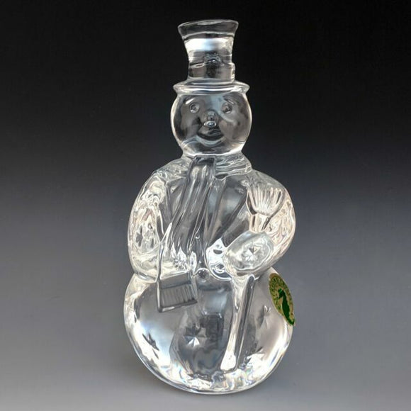 Waterford Crystal Snowman Sculpture