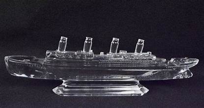 Waterford Crystal Steam Ship