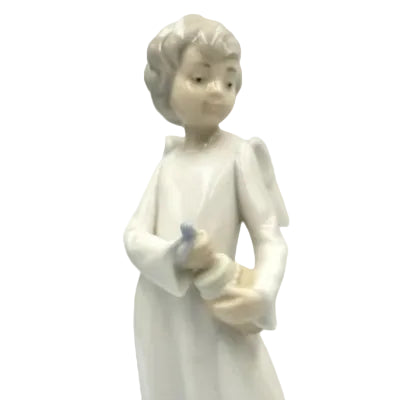 Lladro NAO Guardian Angel with Jar
