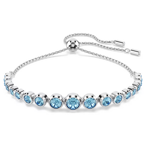 Swarovski 2025 NEW Imber Bracelet Mixed Round Crystals Blue/Aqua
