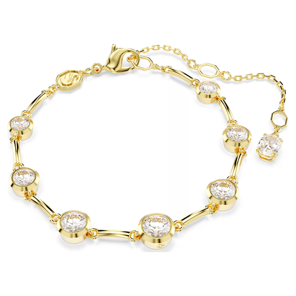 Swarovski 2025 NEW Imber Tennis Bracelet Mixed Gold Rounds