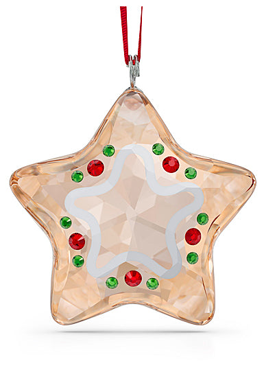 Swarovski NEW 2022 Holiday Cheers Gingerbread Star Ornament