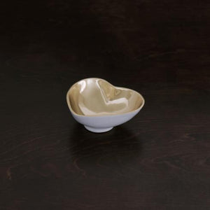 Beatriz Ball 5" Heart of Gold/White Bowl