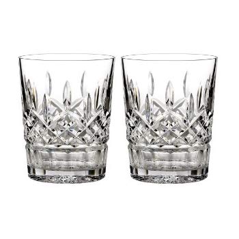 Waterford Crystal Lismore Doubled Old Fashioned 12oz, Pair