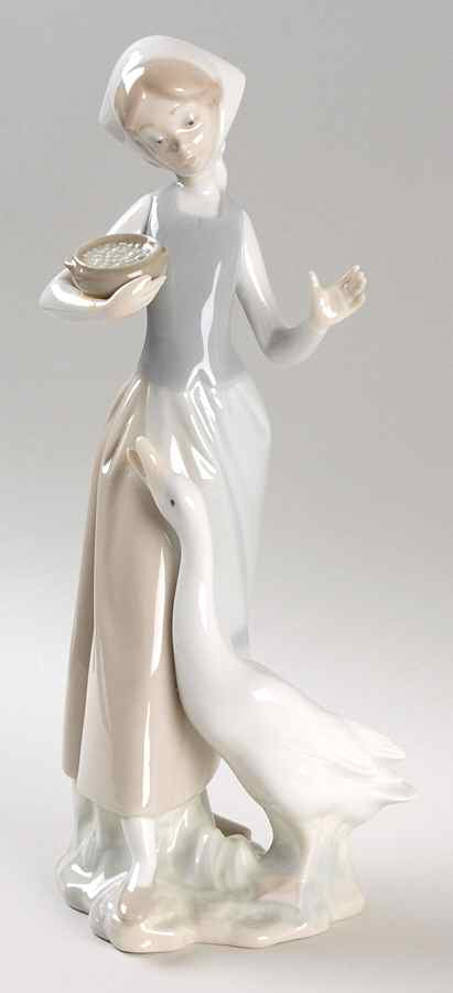Lladro Girl with Duck