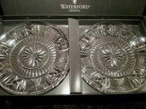 Waterford Crystal Millennium Plates, Set of 2